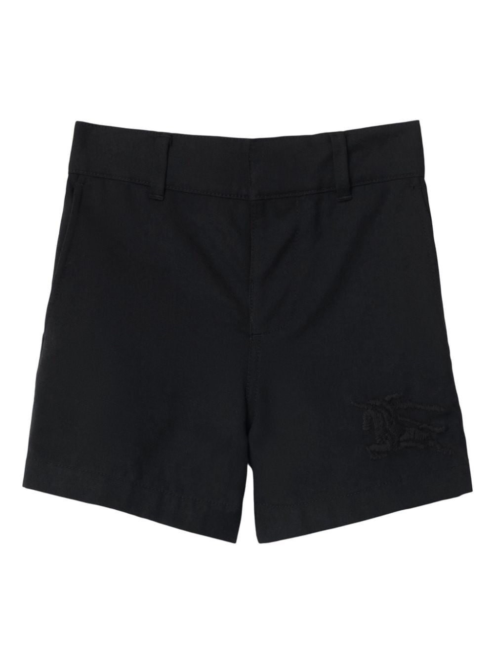 Burberry Kids elasticated-waistband cotton shorts - Black von Burberry Kids