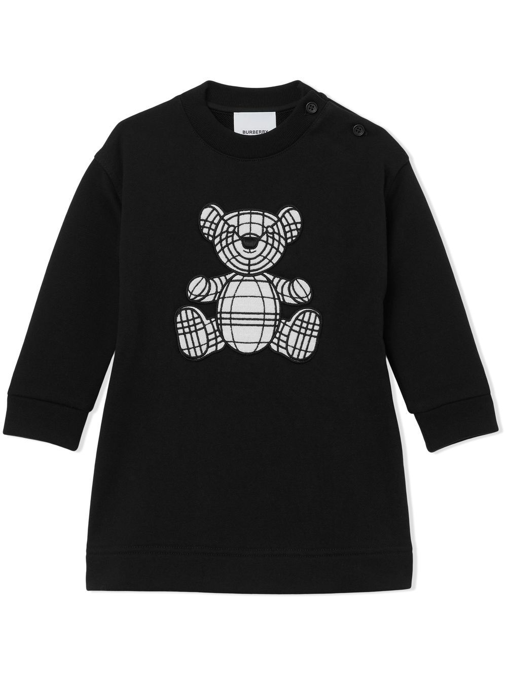 Burberry Kids embroidered Thomas bear sweater dress - Black von Burberry Kids