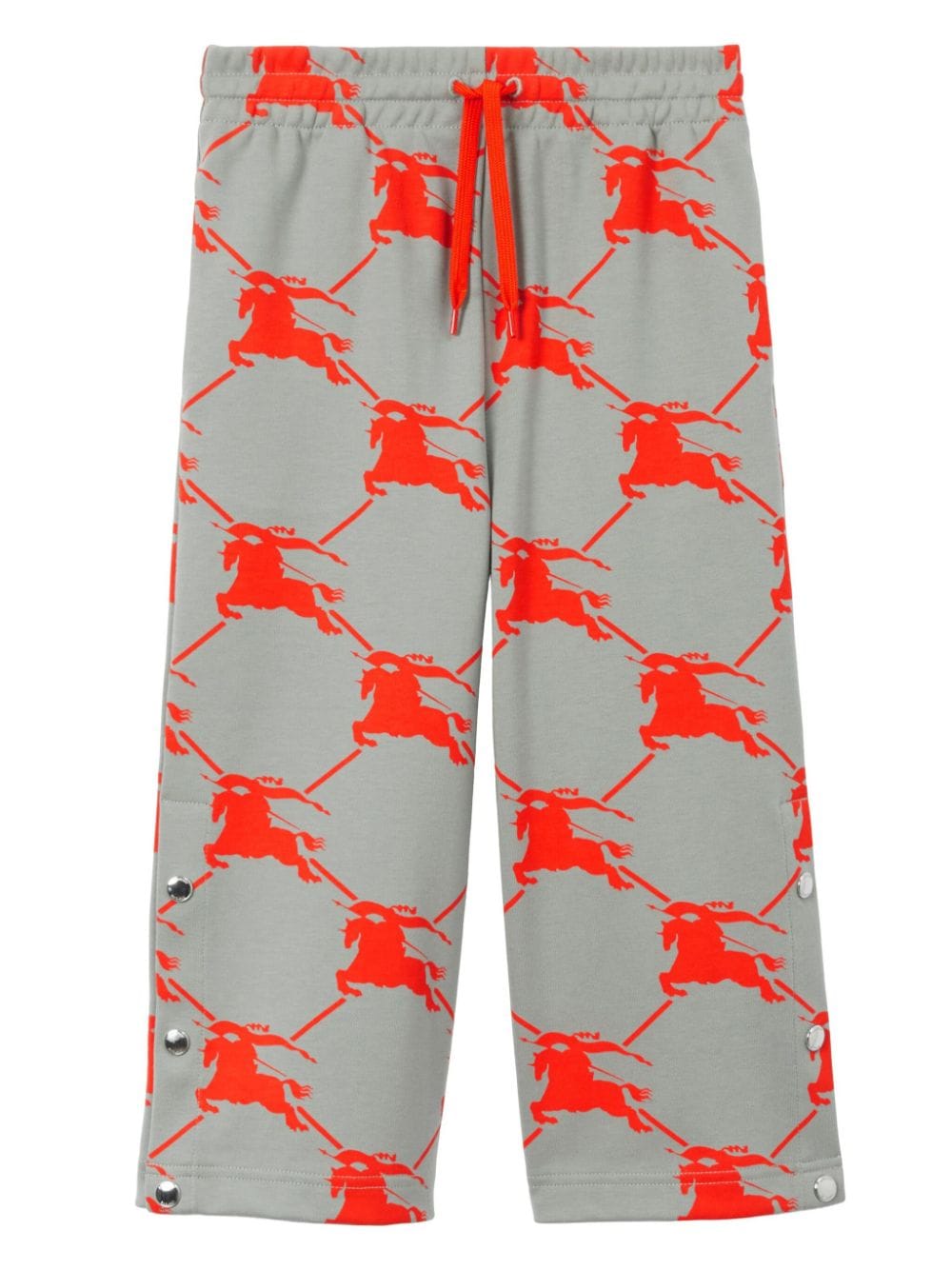 Burberry Kids graphic-print cotton track pants - Grey von Burberry Kids