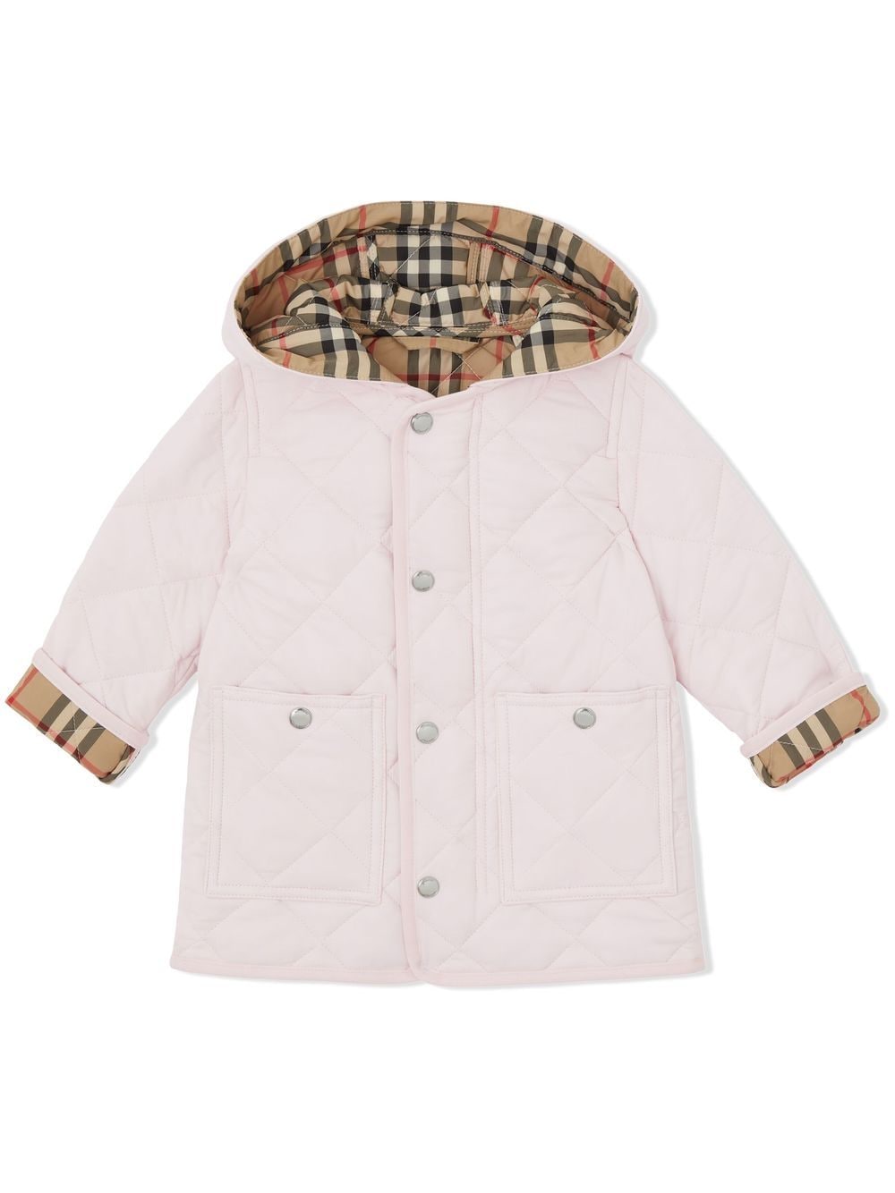 Burberry Kids hooded padded coat - Pink von Burberry Kids