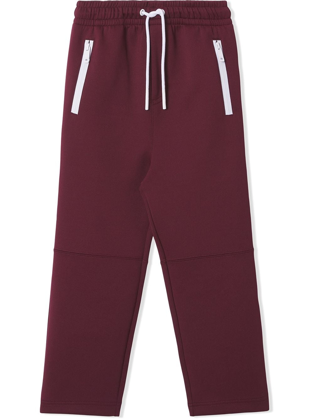 Burberry Kids logo-patch track pants - Red von Burberry Kids