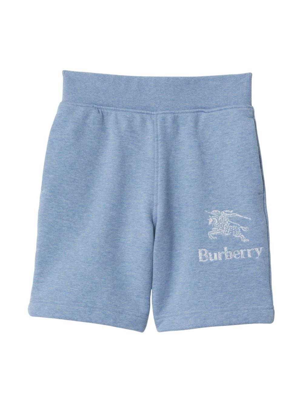 Burberry Kids logo-print cotton shorts - Blue von Burberry Kids