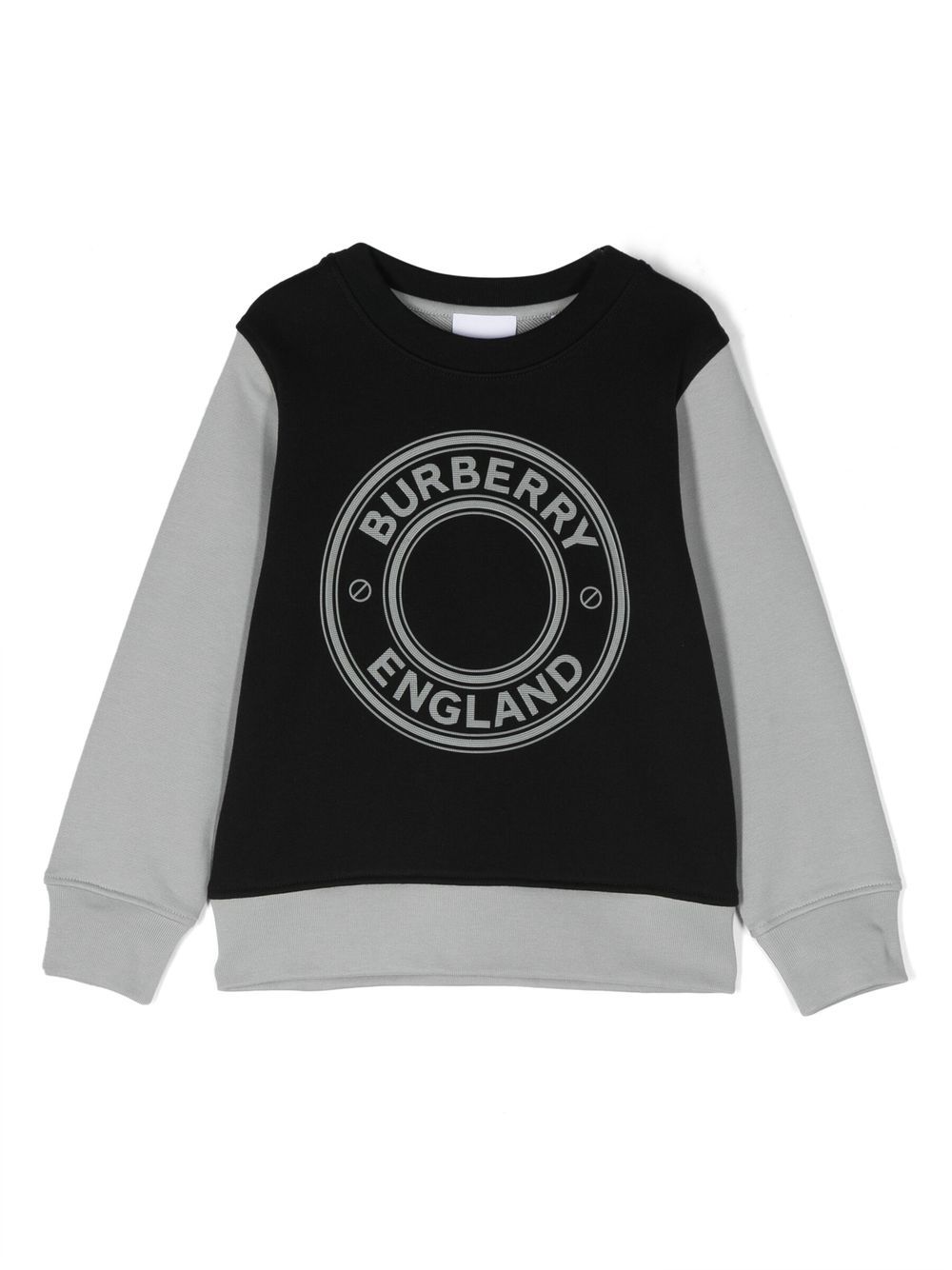 Burberry Kids logo-print long-sleeved sweatshirt - Black von Burberry Kids