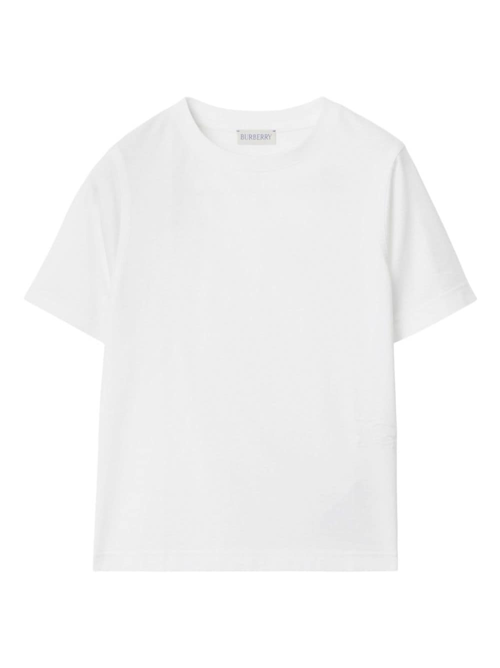 Burberry Kids short-sleeved cotton T-shirt - White von Burberry Kids