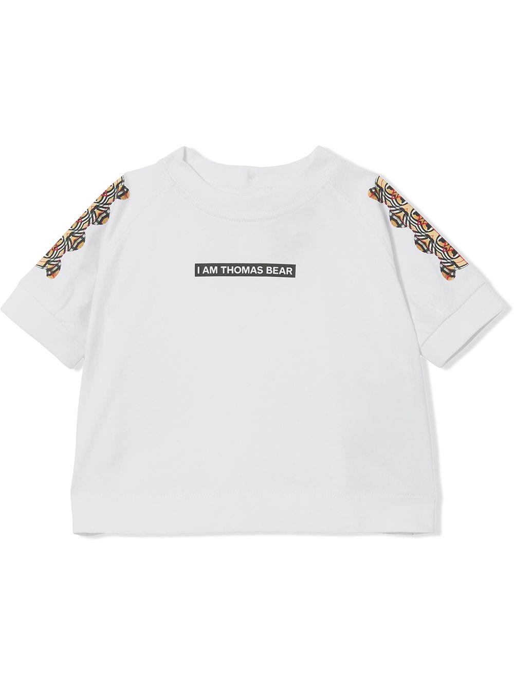 Burberry Kids slogan-print short-sleeve T-shirt - White von Burberry Kids