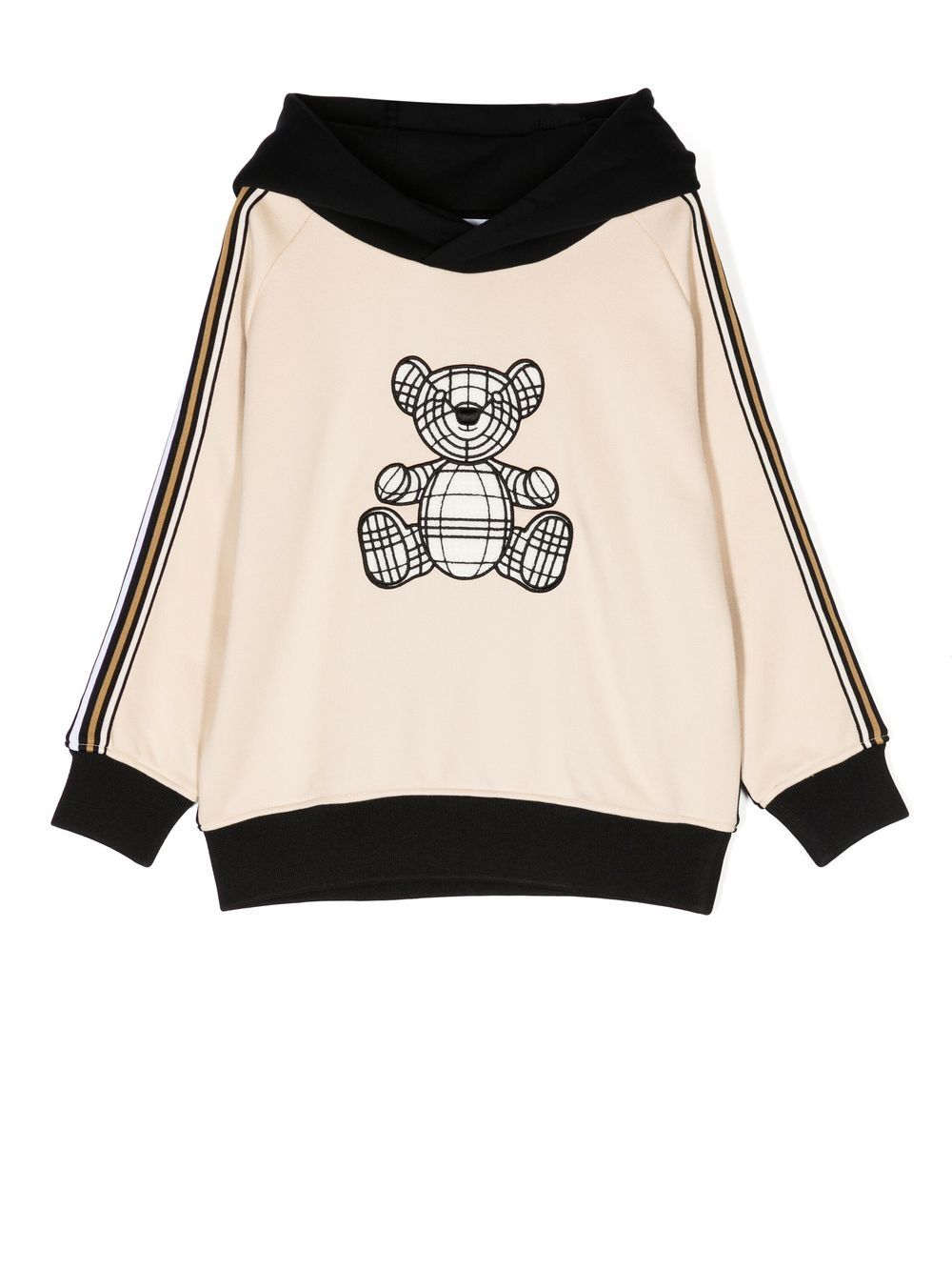 Burberry Kids teddy bear-print cotton hoodie - Neutrals von Burberry Kids