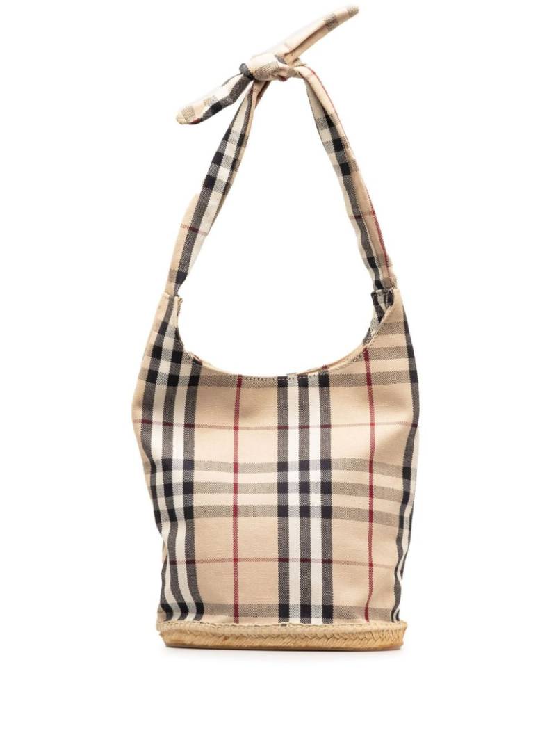 Burberry Pre-Owned 2000-2017 House Check bucket bag - Brown von Burberry Pre-Owned