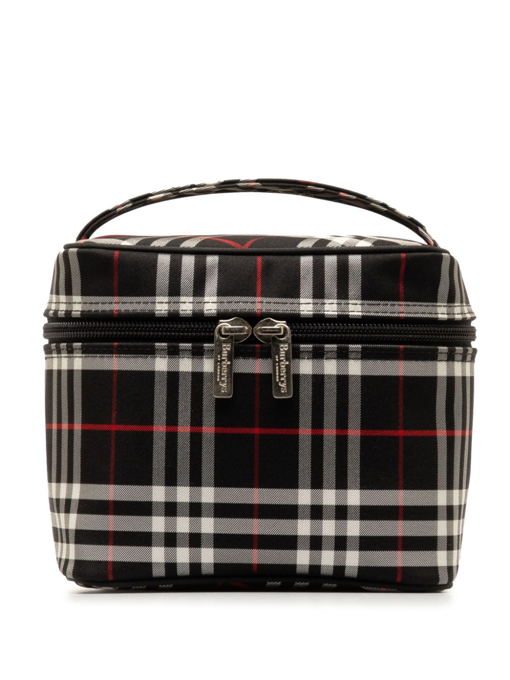 Burberry Pre-Owned 20th Century House Check vanity bag - Black von Burberry Pre-Owned