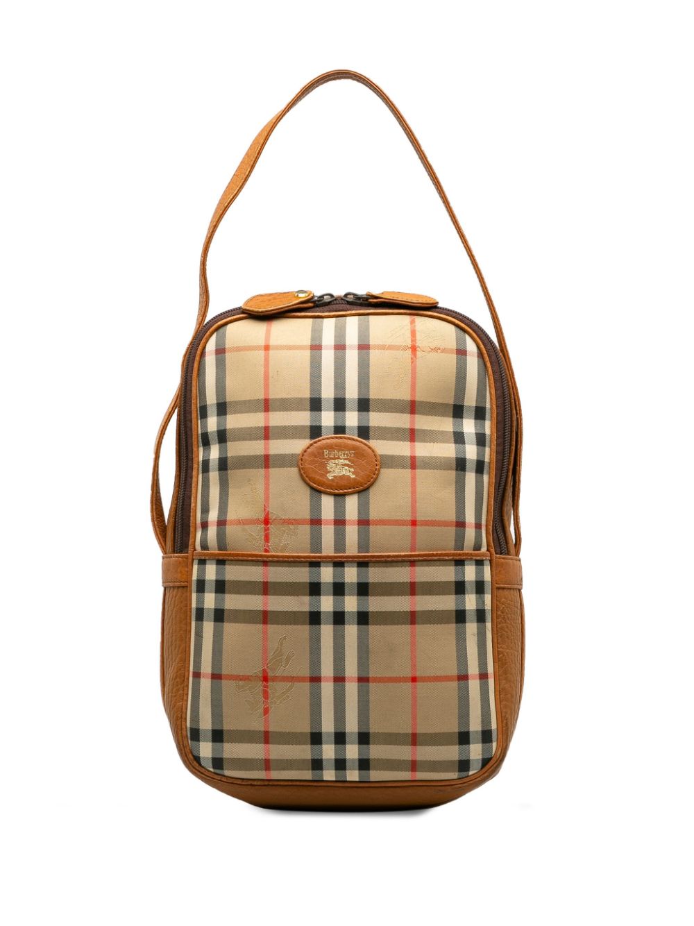 Burberry Pre-Owned Haymarket Check handbag - Brown von Burberry Pre-Owned