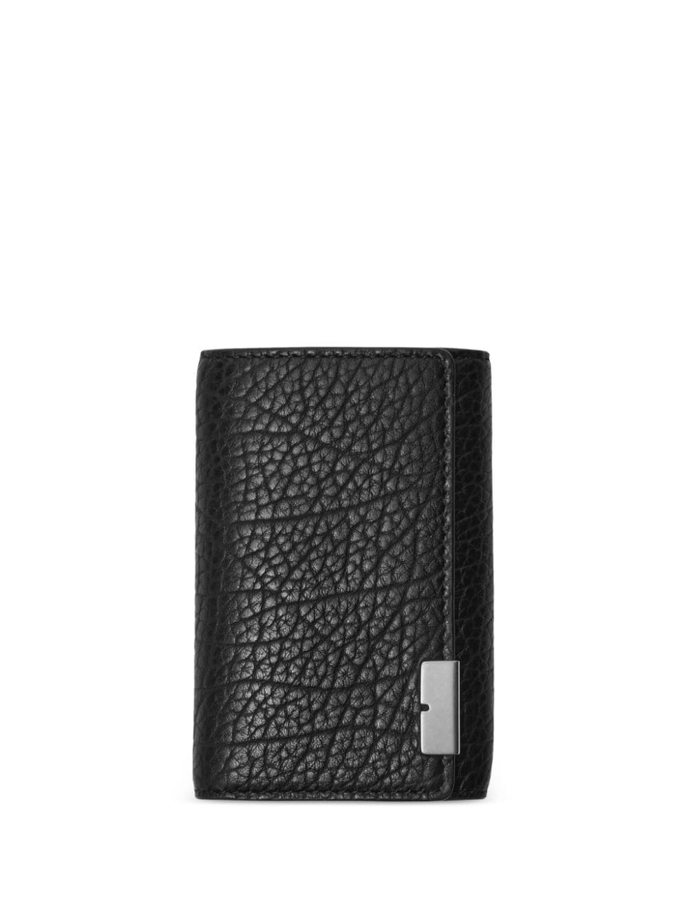 Burberry B-Cut leather cardholder - Black von Burberry