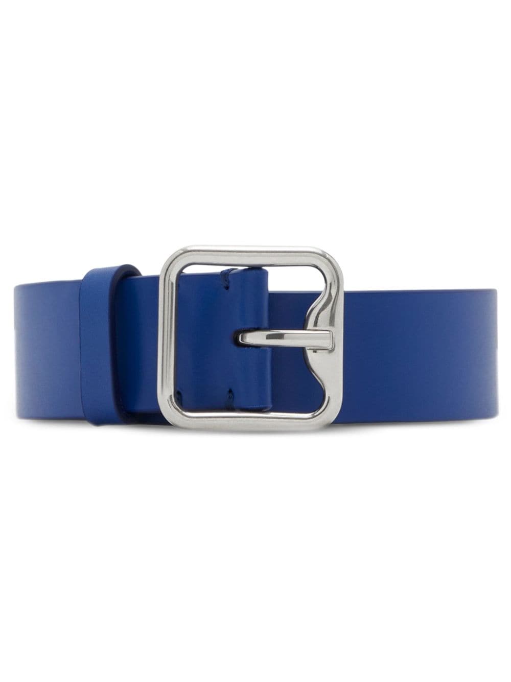 Burberry B bucked leather belt - Blue von Burberry