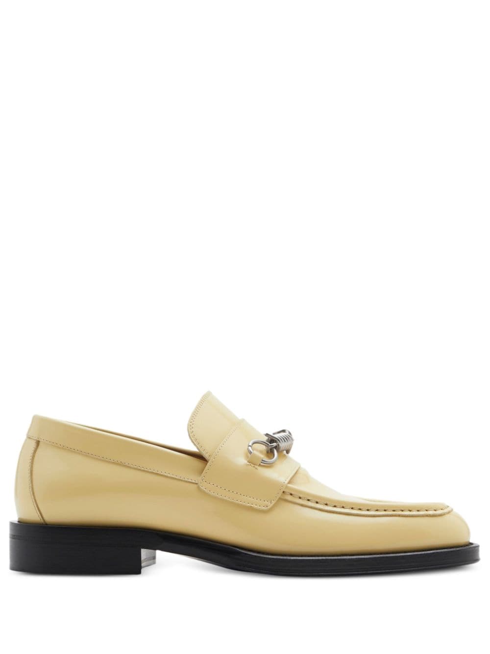 Burberry Barbed leather loafers - Neutrals von Burberry