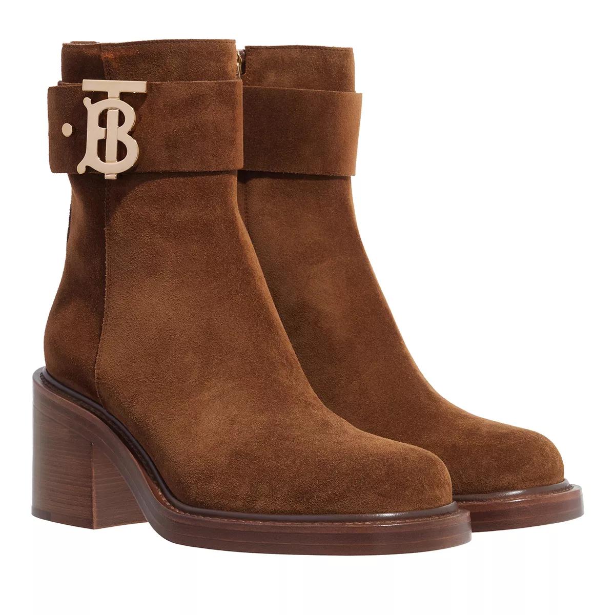 Burberry Boots & Stiefeletten - Block Heeled Boots - Gr. 37 (EU) - in Braun - für Damen von Burberry