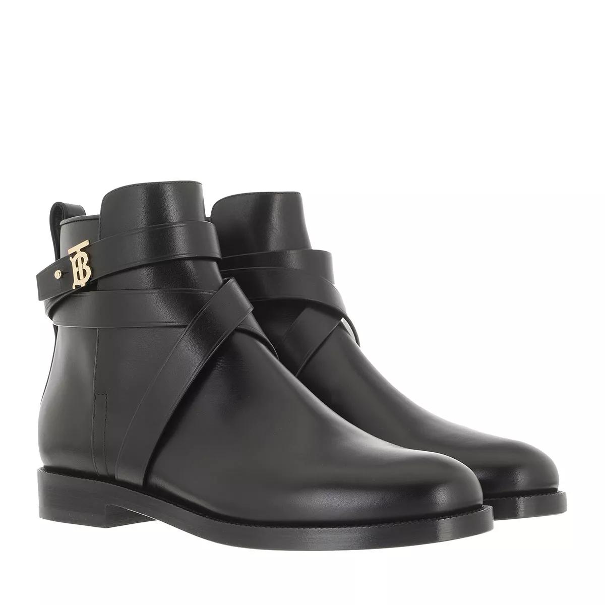 Burberry Boots & Stiefeletten - Boots Leather - Gr. 37 (EU) - in Schwarz - für Damen von Burberry
