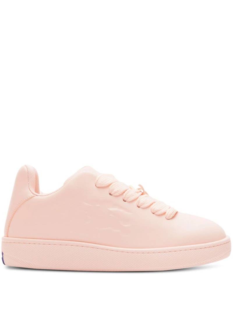 Burberry Box leather sneakers - Pink von Burberry
