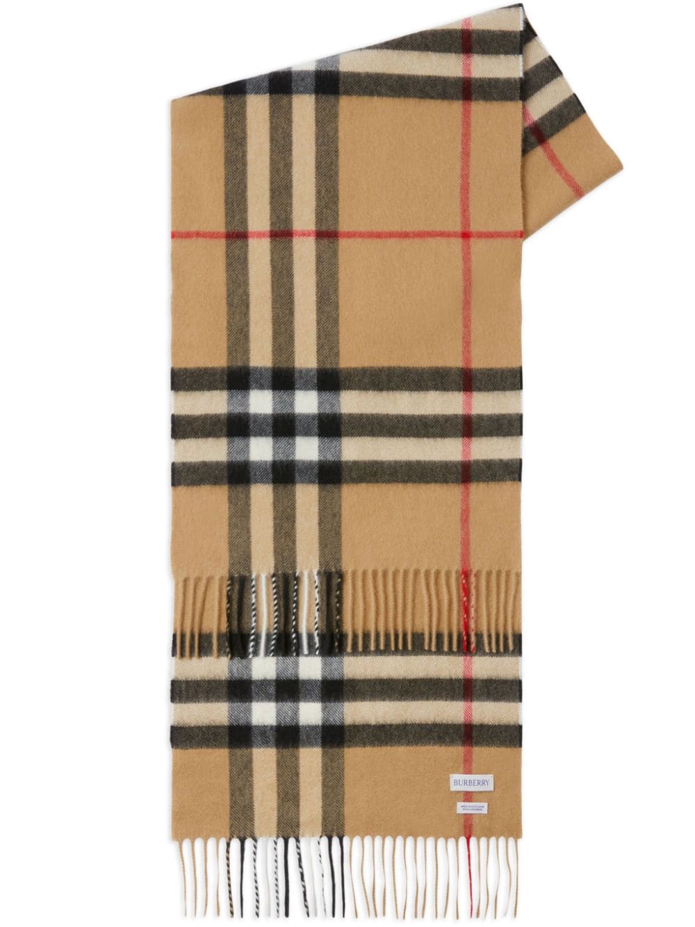 Burberry Burberry 格纹羊绒围巾 - Brown von Burberry