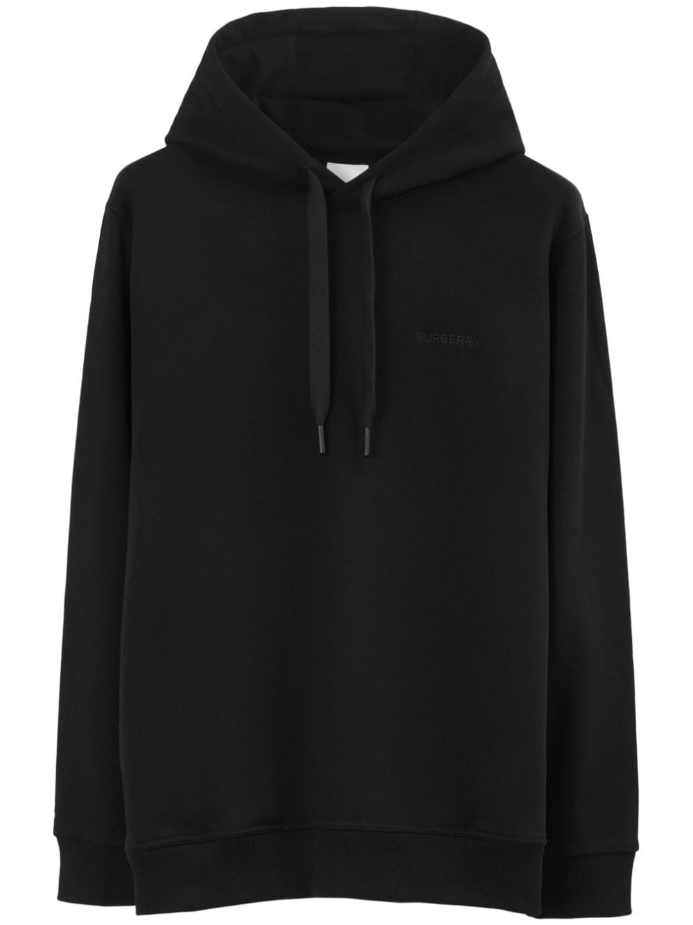 Burberry Check-EKD cotton hoodie - Black von Burberry