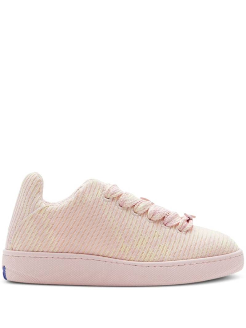 Burberry Box checked sneakers - Pink von Burberry