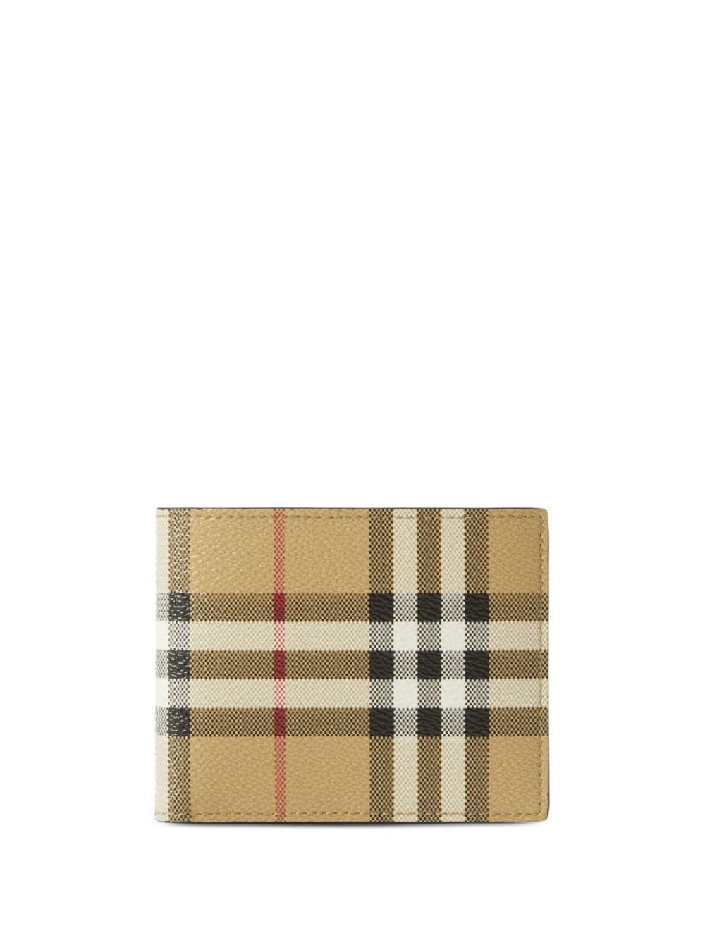 Burberry check-print bi-fold wallet - Neutrals von Burberry