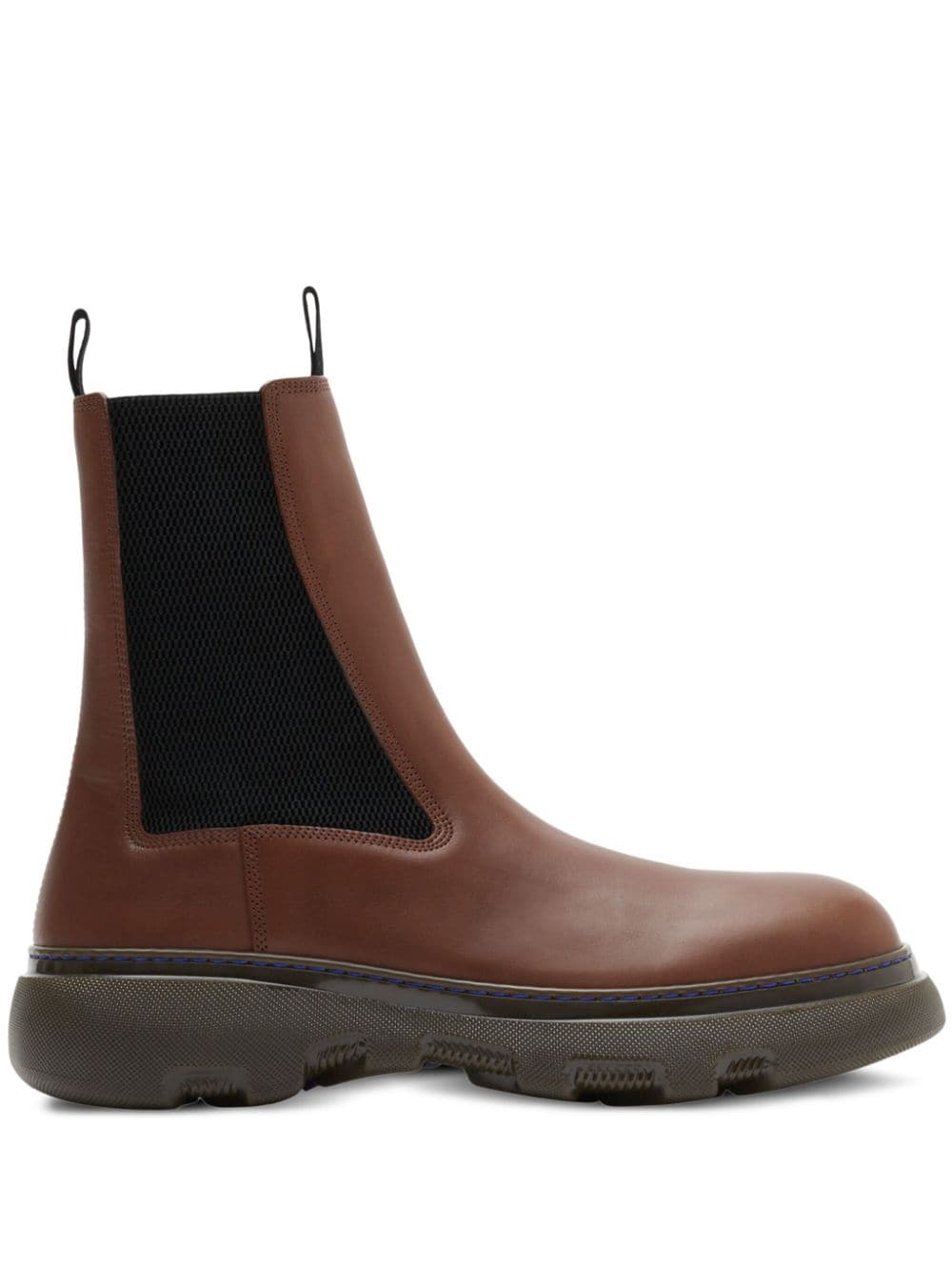 Burberry Creeper leather Chelsea boots - Brown von Burberry