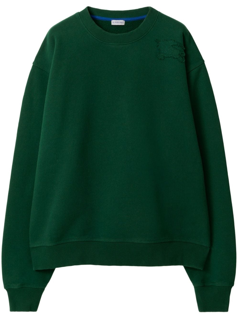 Burberry EKD-appliqué cotton sweatshirt - Green von Burberry