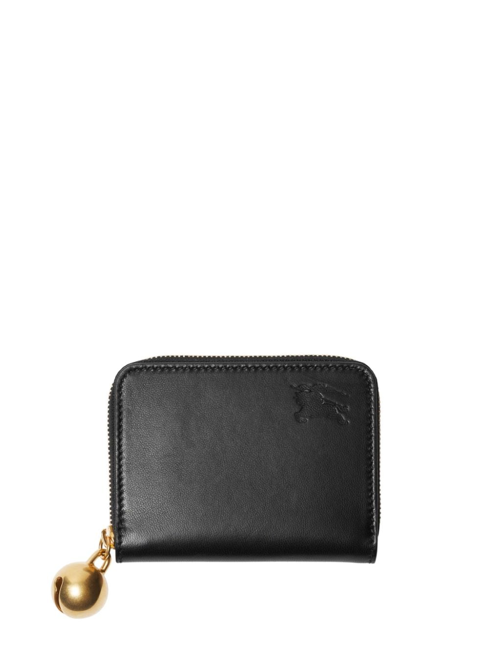 Burberry EKD bell-charm leather wallet - Black von Burberry