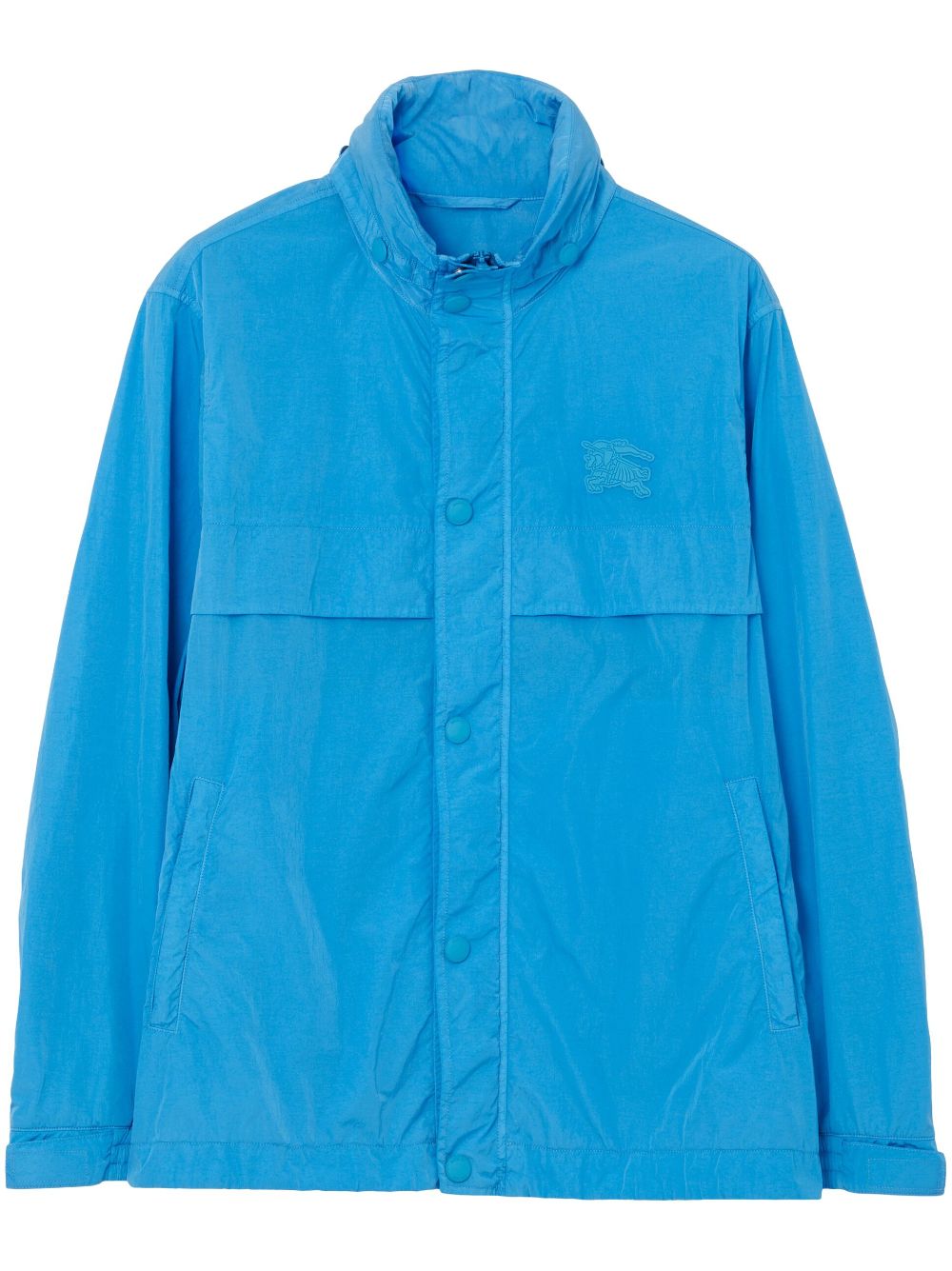 Burberry EKD concealed-hood windbreaker - Blue von Burberry