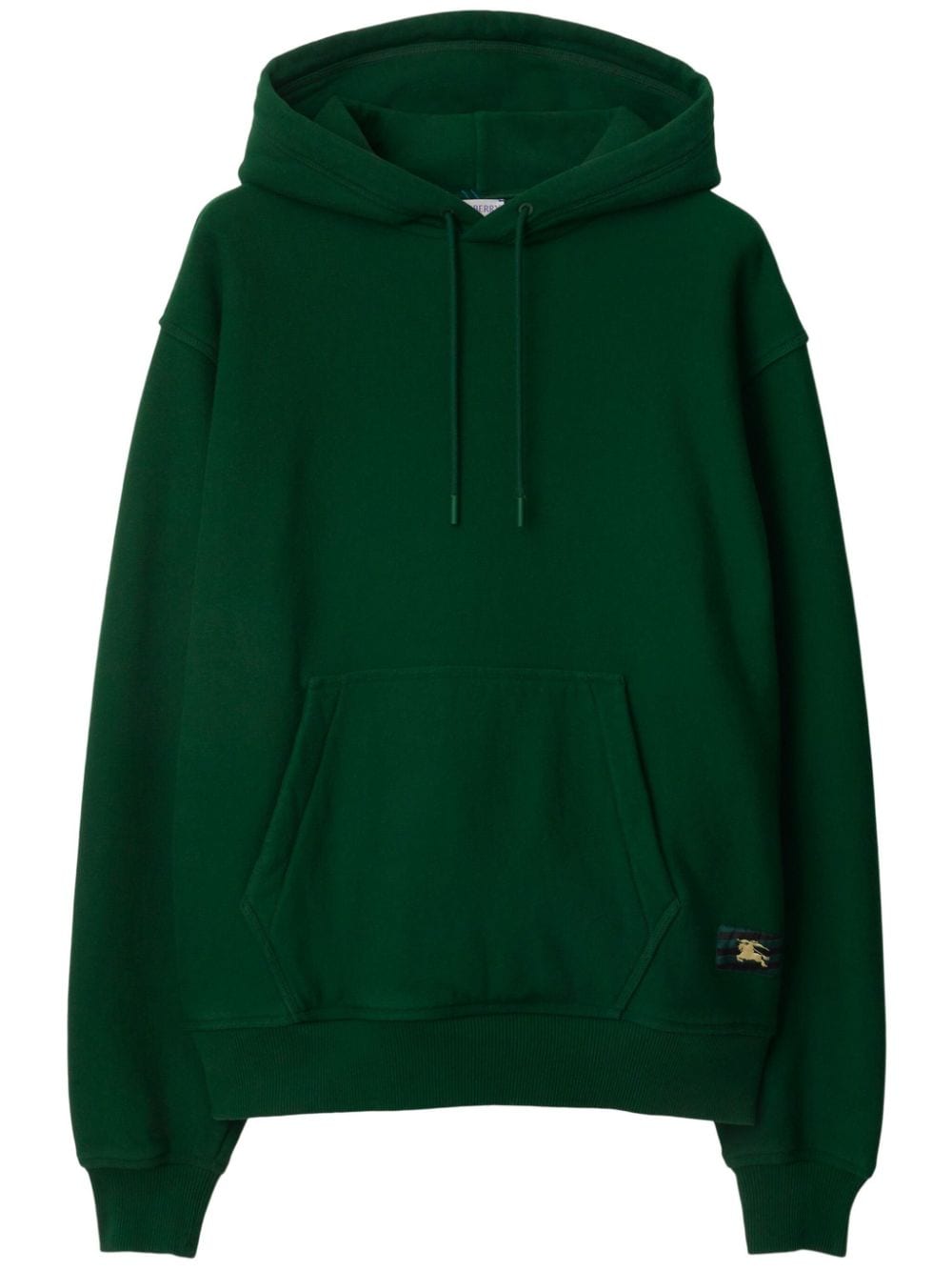 Burberry EKD drawstring cotton hoodie - Green von Burberry