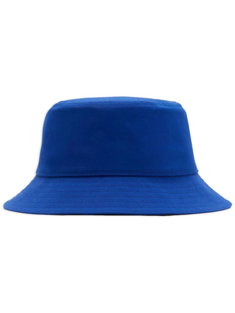 Burberry EKD-embroidered bucket hat - Blue von Burberry