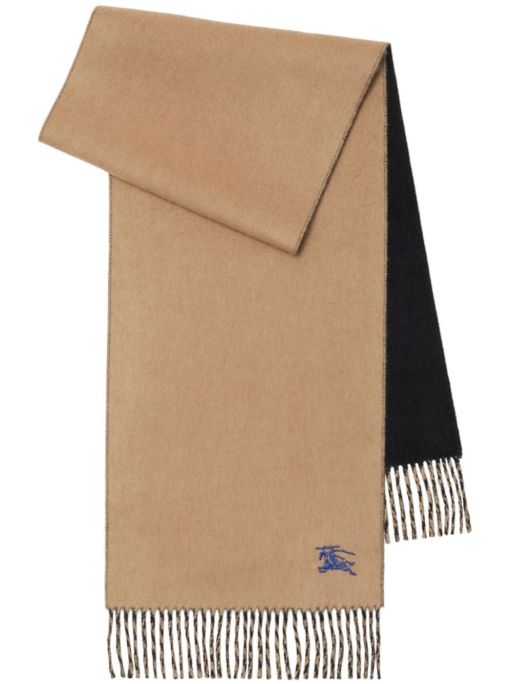 Burberry EKD embroidered cashmere scarf - Brown von Burberry