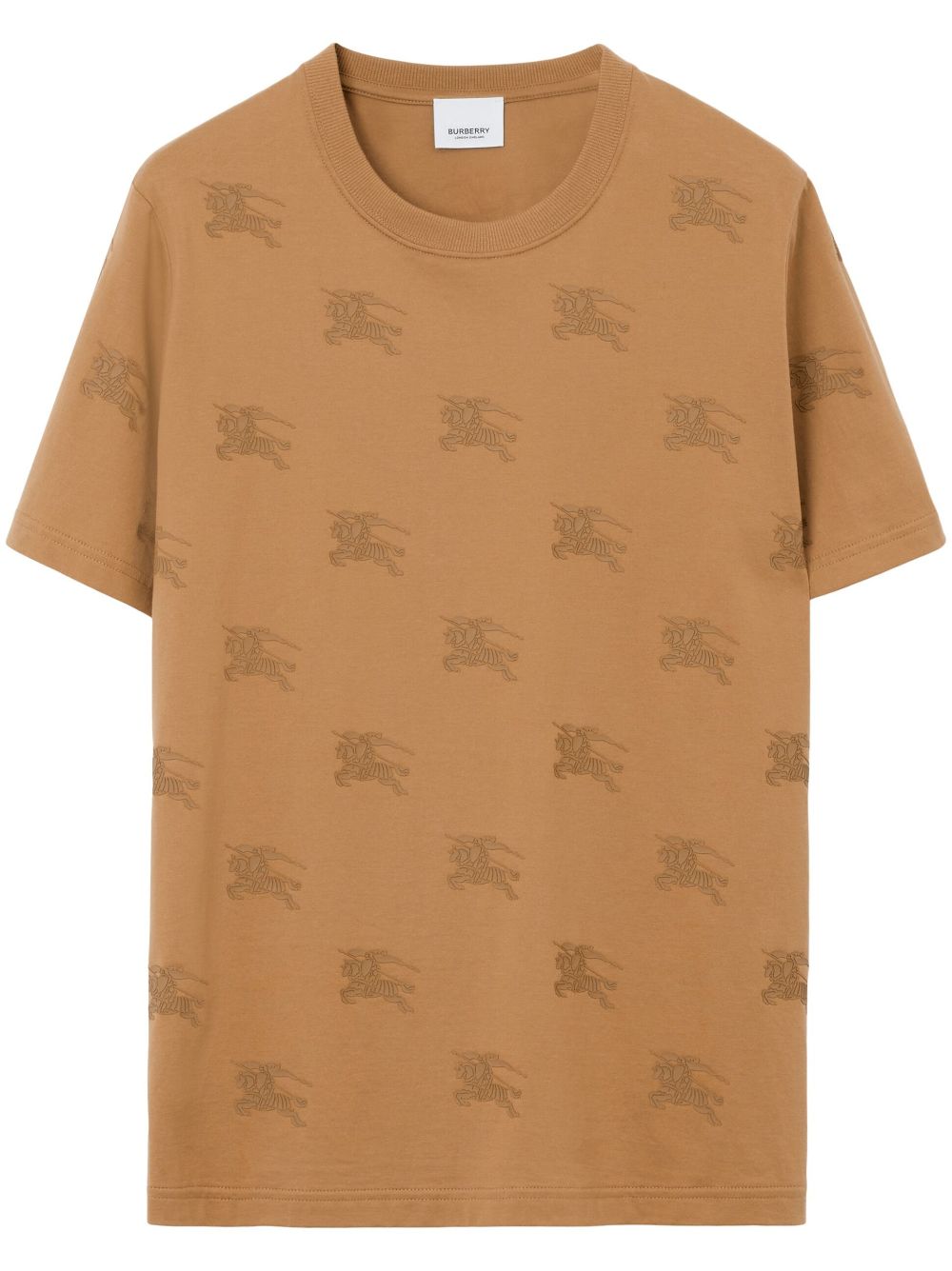 Burberry EKD-embroidered cotton T-shirt - Neutrals von Burberry