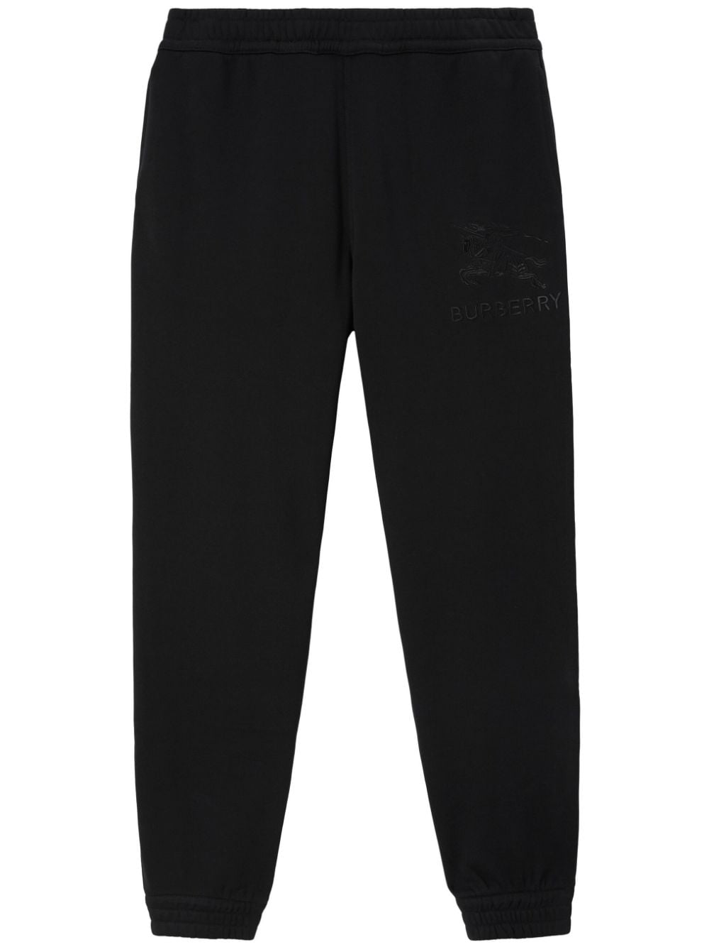 Burberry EKD-embroidery cotton track pants - Black von Burberry