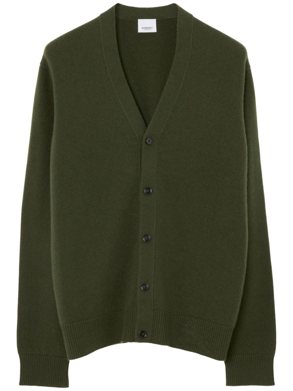 Burberry EKD-motif cashmere cardigan - Green von Burberry