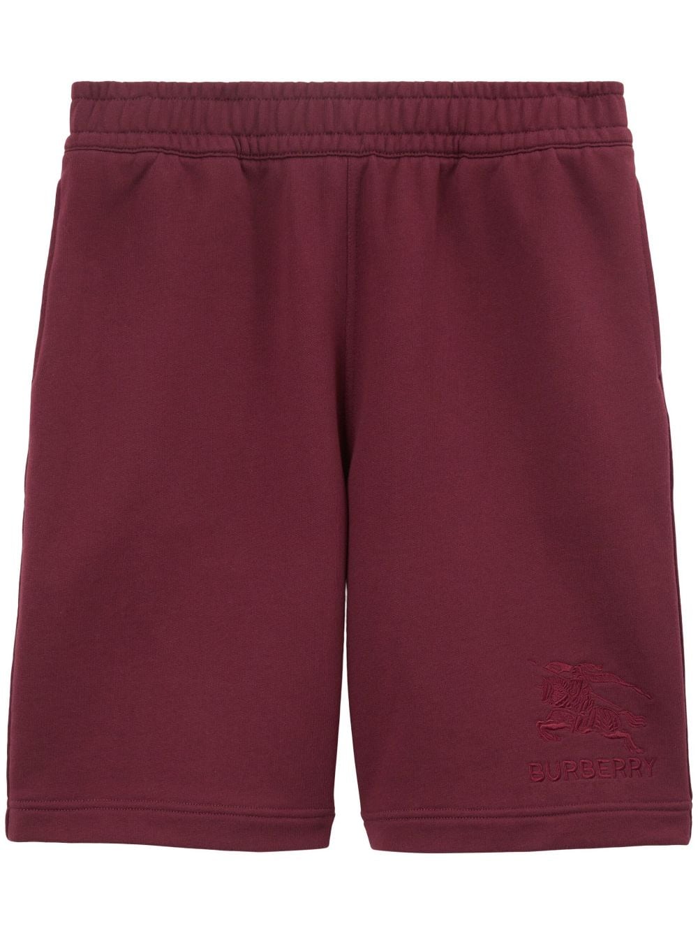 Burberry EKD-motif cotton shorts - Red von Burberry