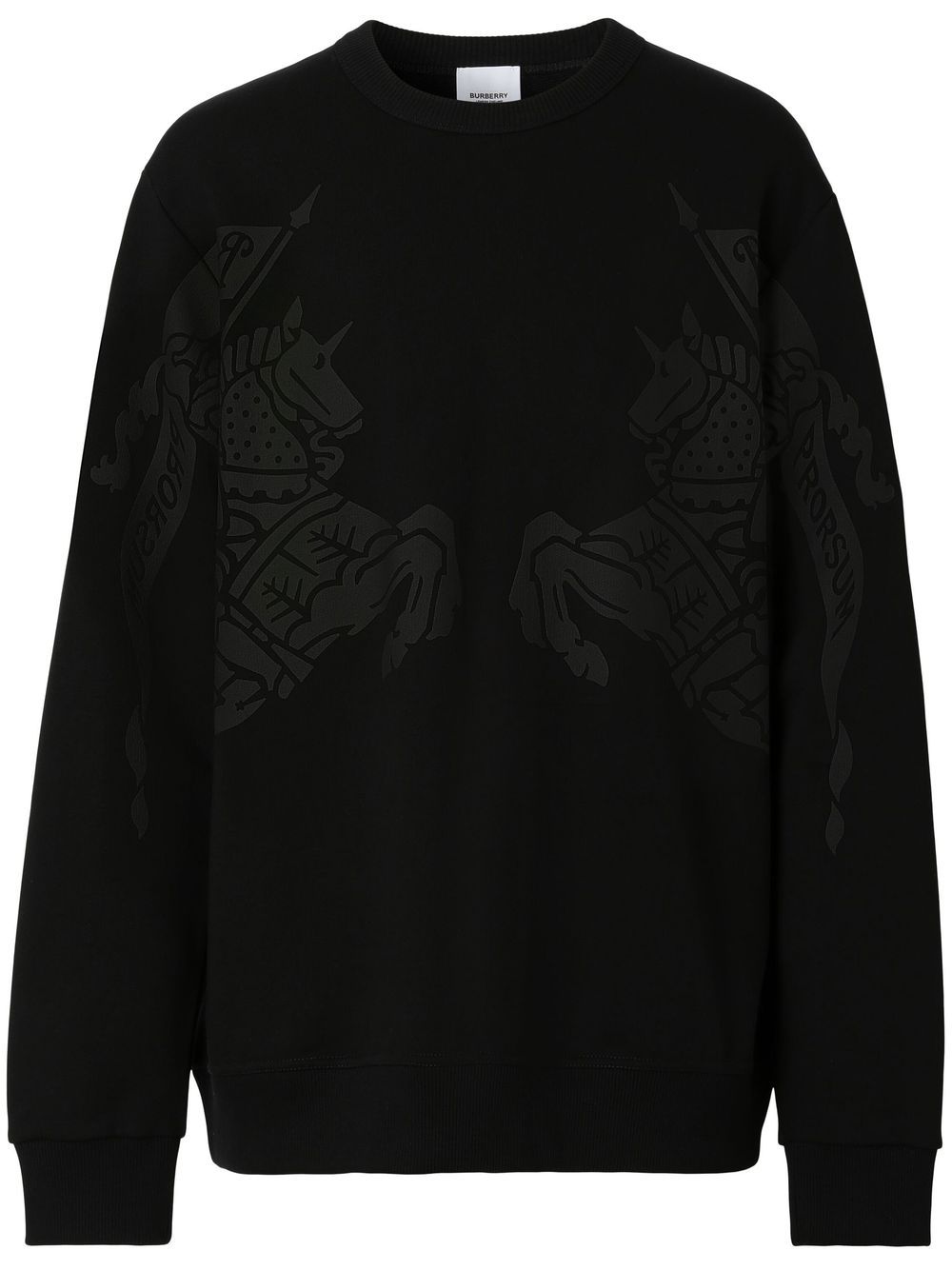 Burberry EKD-print cotton sweatshirt - Black von Burberry