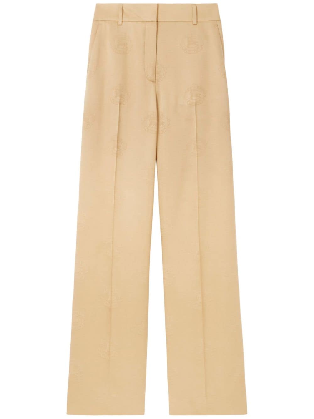 Burberry EKD wide-leg silk trousers - Neutrals von Burberry
