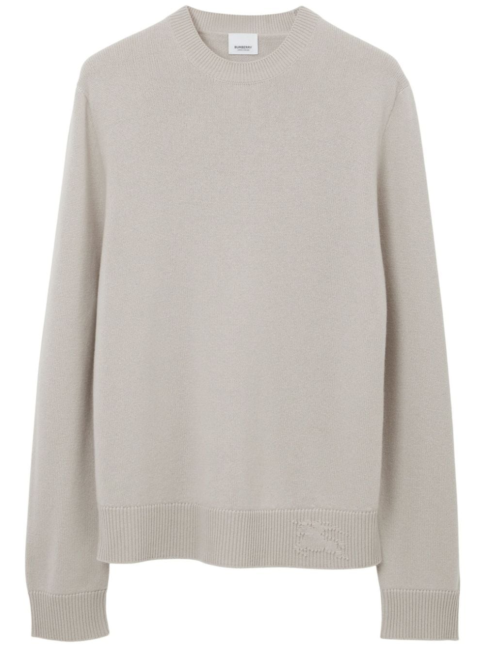 Burberry Equestrian-Knight cashmere jumper - Grey von Burberry