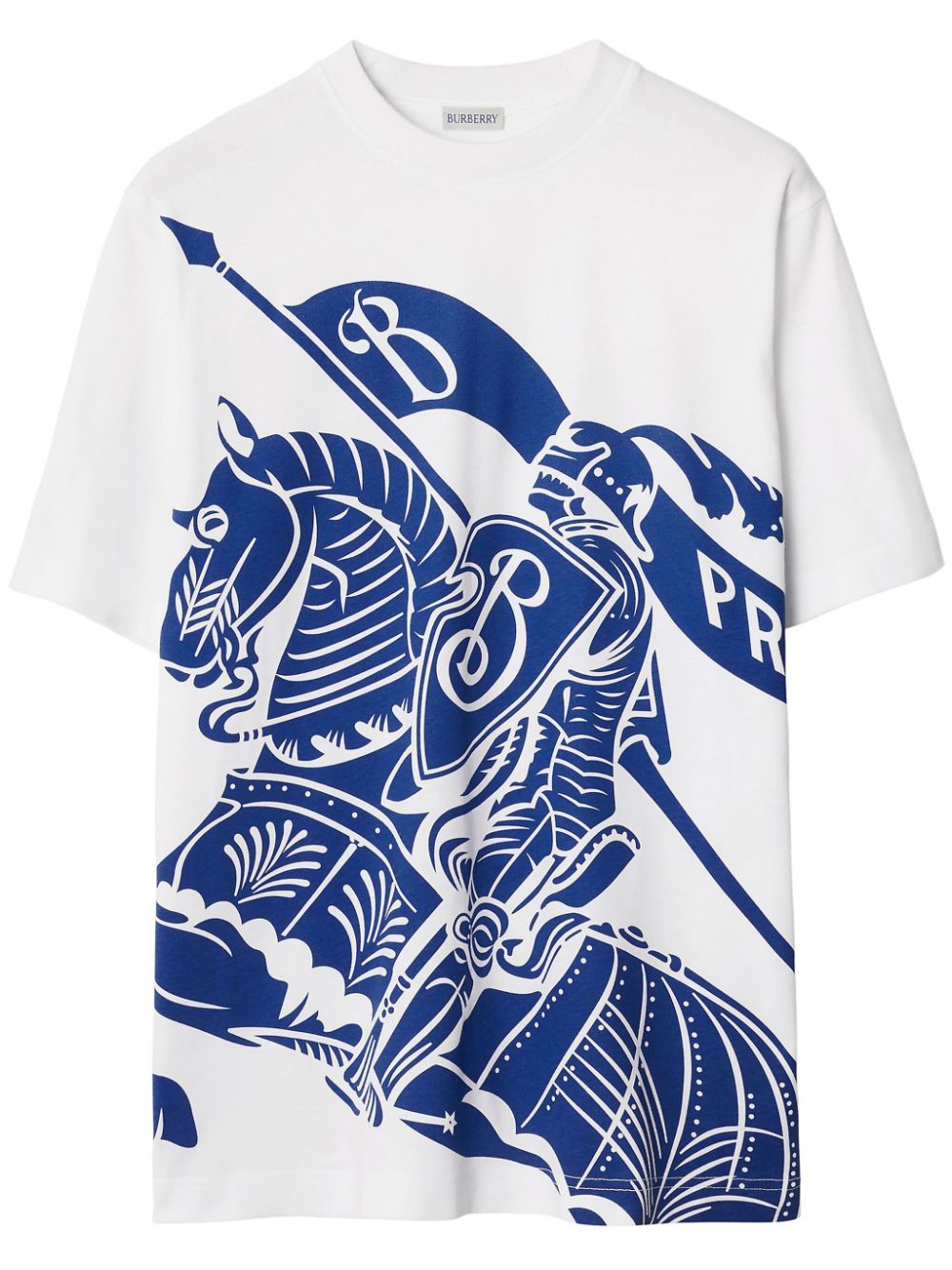 Burberry Equestrian Knight-motif cotton T-shirt - White von Burberry