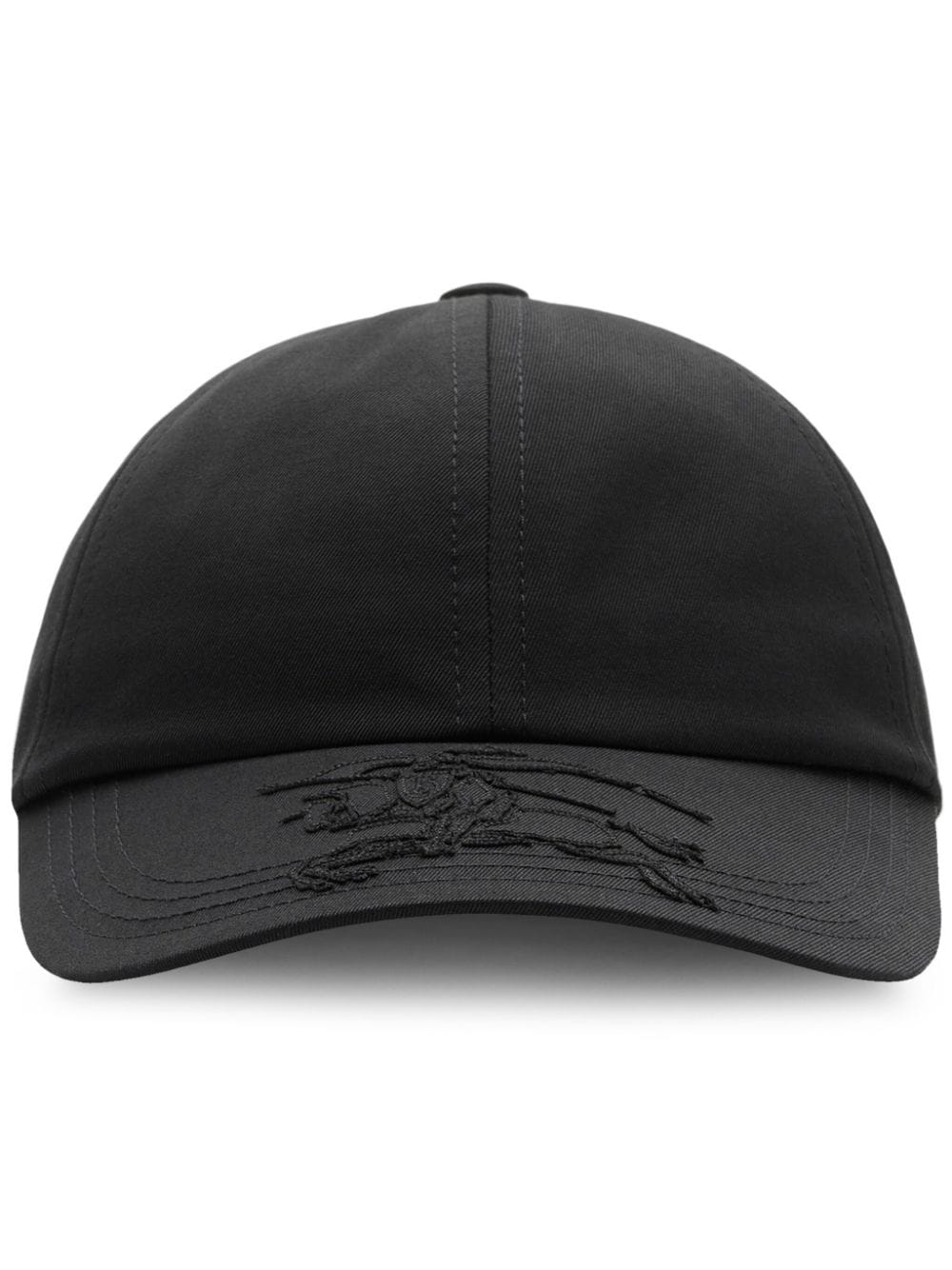 Burberry Equestrian Knight-patch baseball cap - Black von Burberry