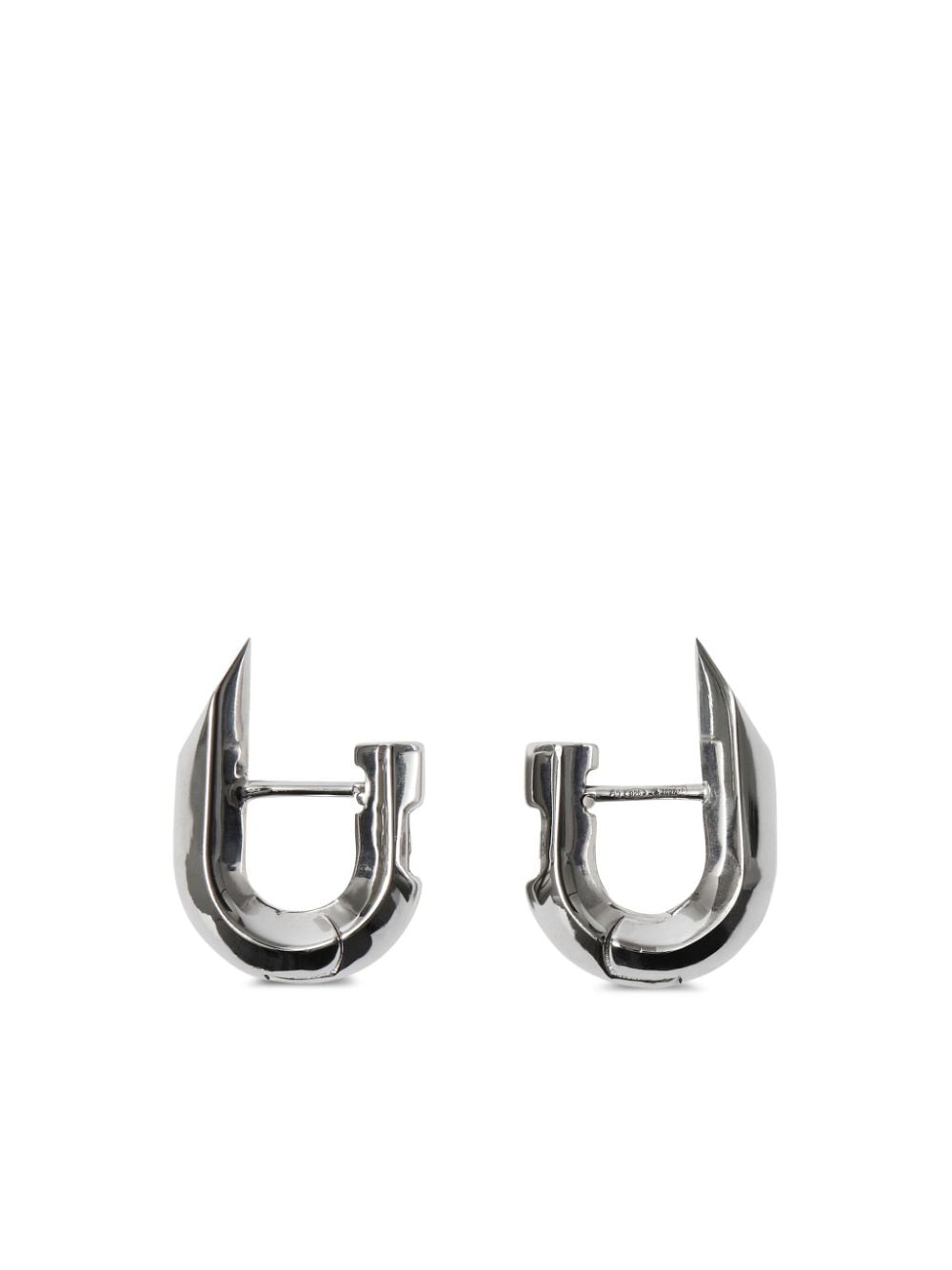 Burberry Hollow Spike earrings - Silver von Burberry