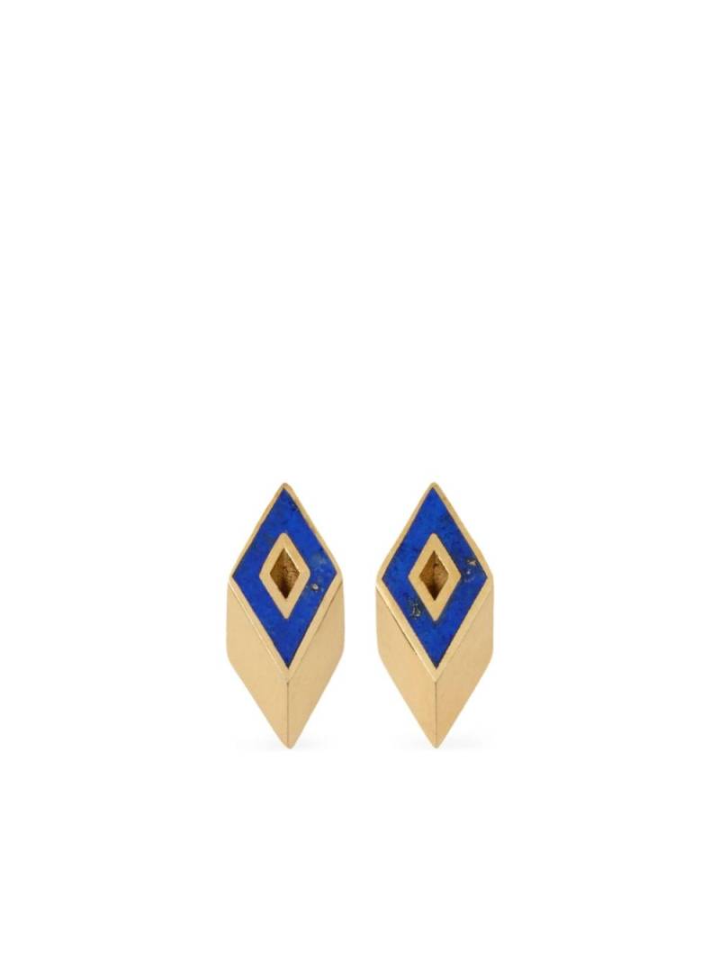 Burberry Hollow silver stud earrings - Gold von Burberry