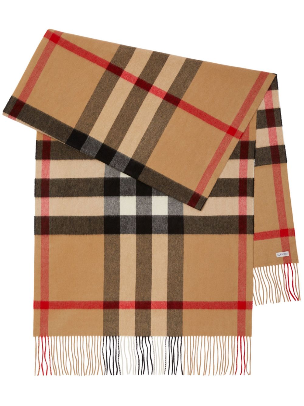 Burberry House check-pattern cashmere scarf - Neutrals von Burberry