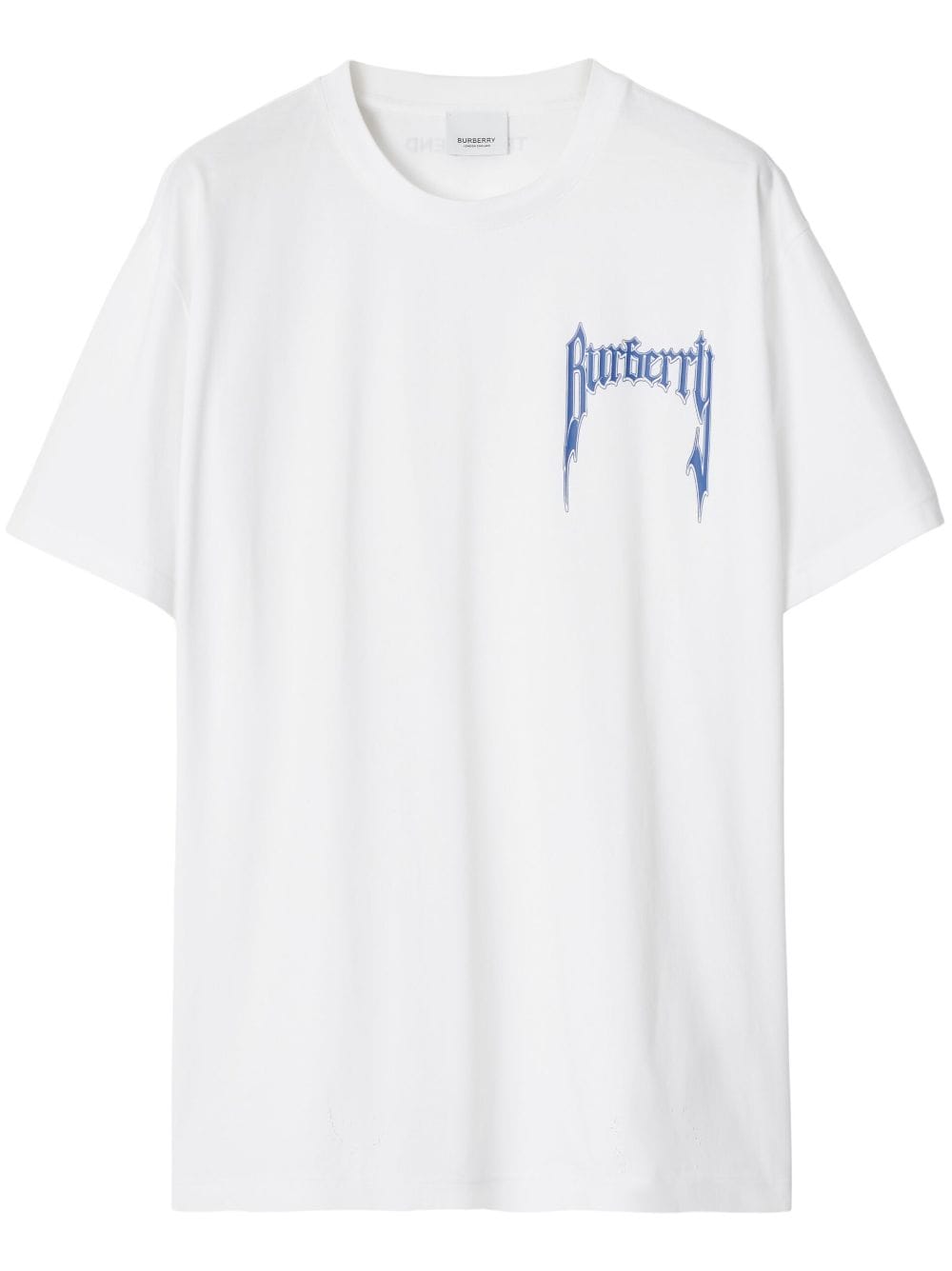 Burberry logo print cotton T-shirt - White von Burberry
