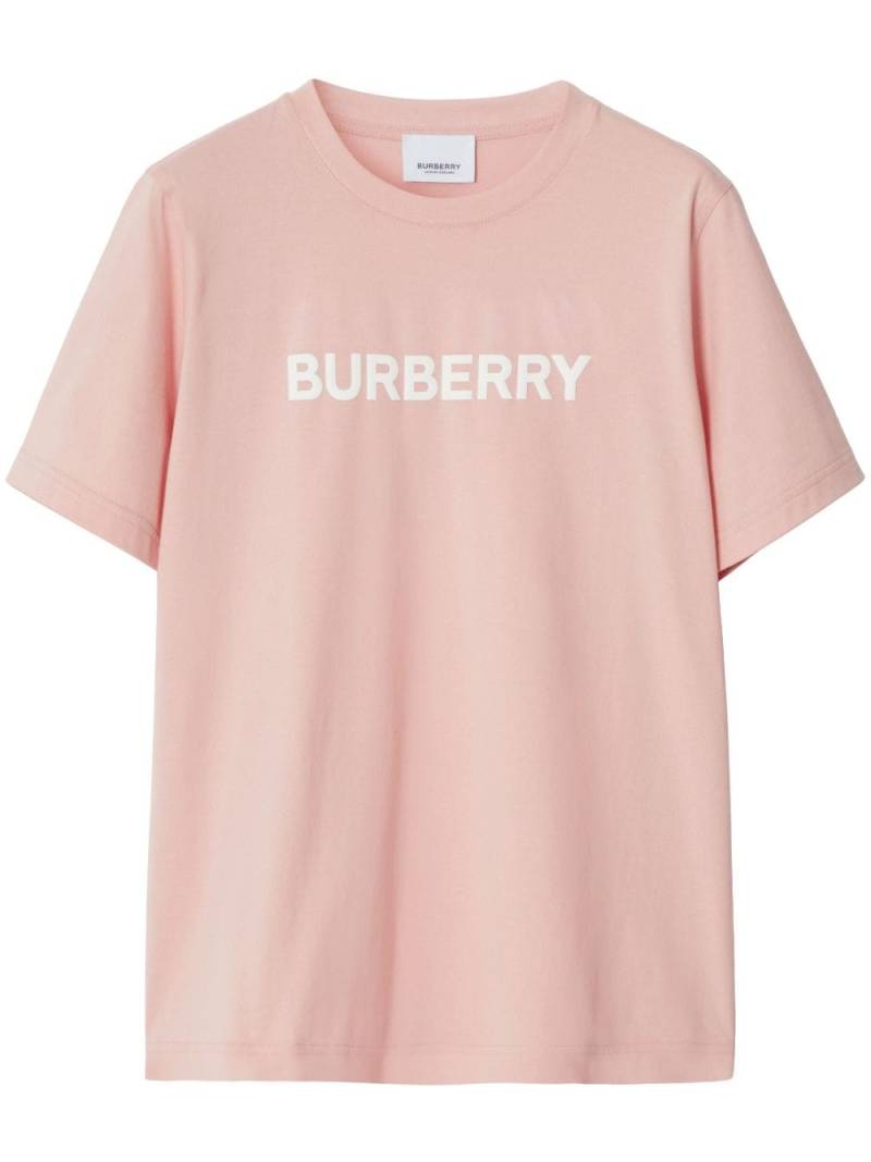Burberry logo-print cotton T-shirt - Pink von Burberry