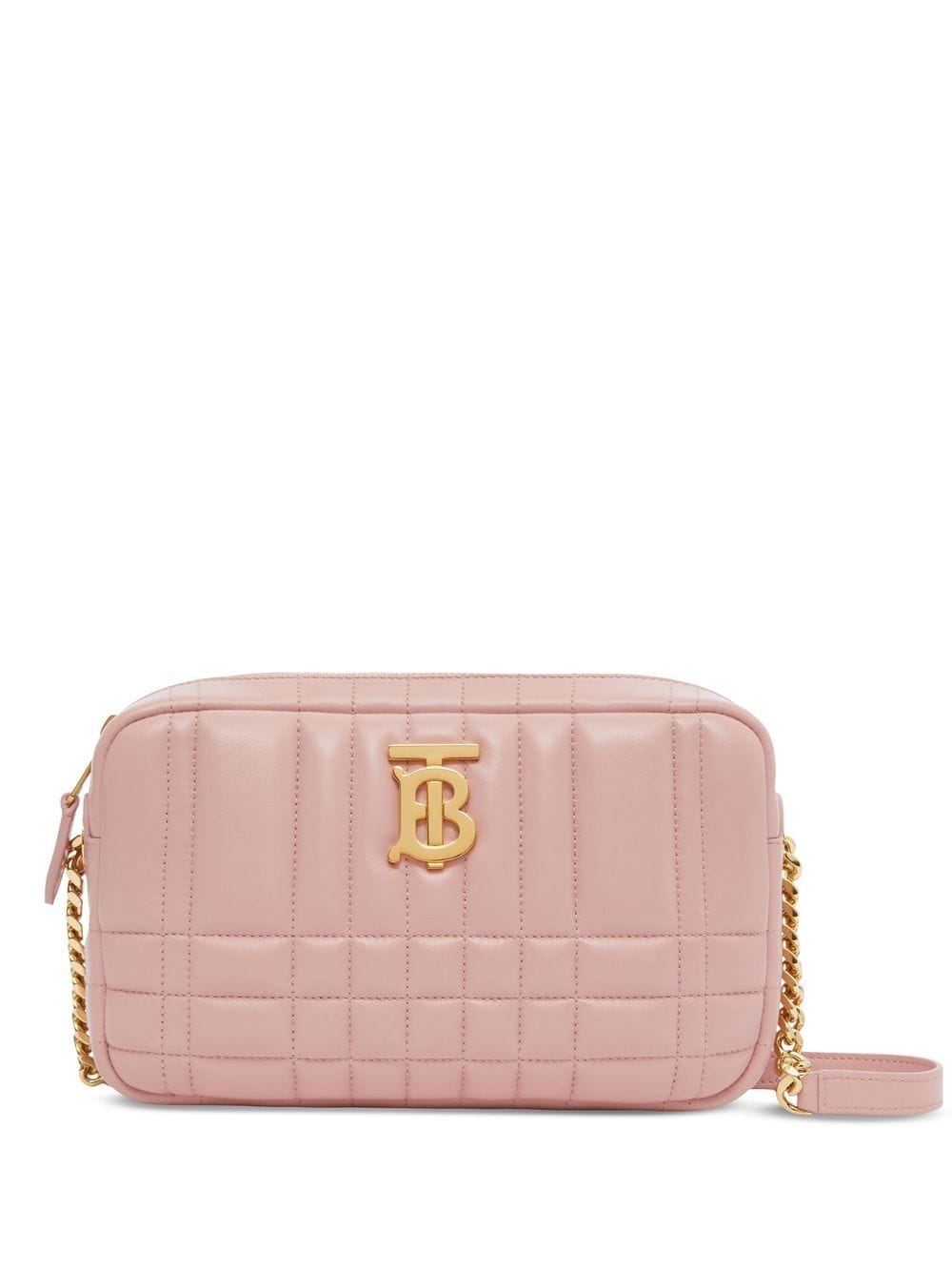 Burberry Lola quilted leather camera bag - Pink von Burberry