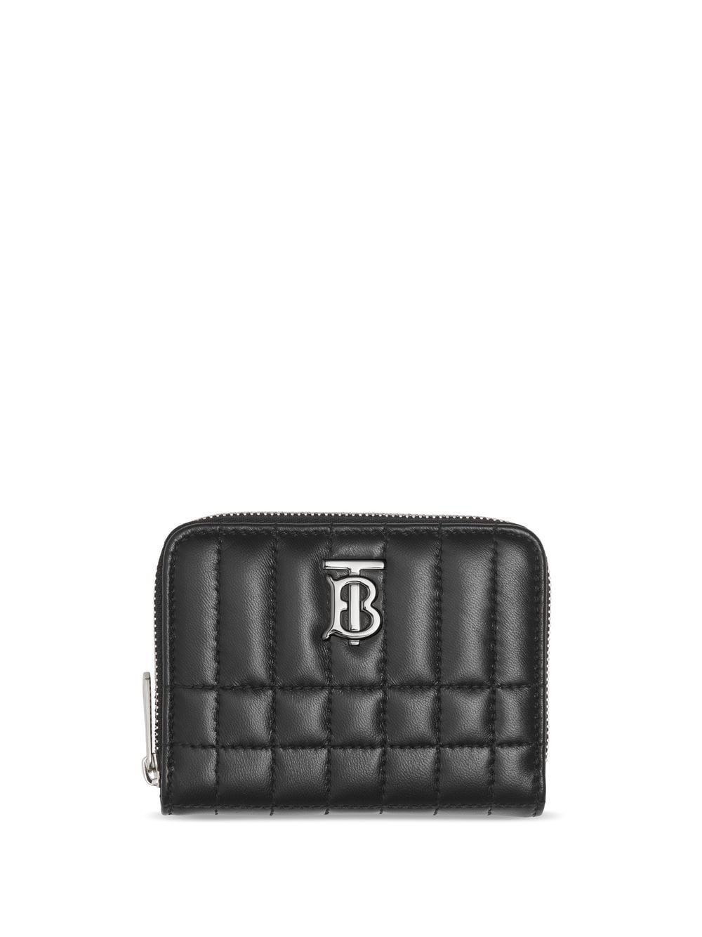 Burberry Lola quilted leather wallet - Black von Burberry