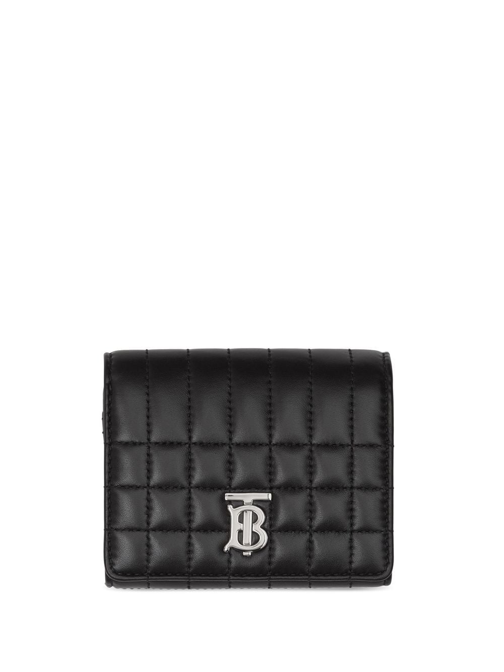 Burberry Lola quilted leather wallet - Black von Burberry
