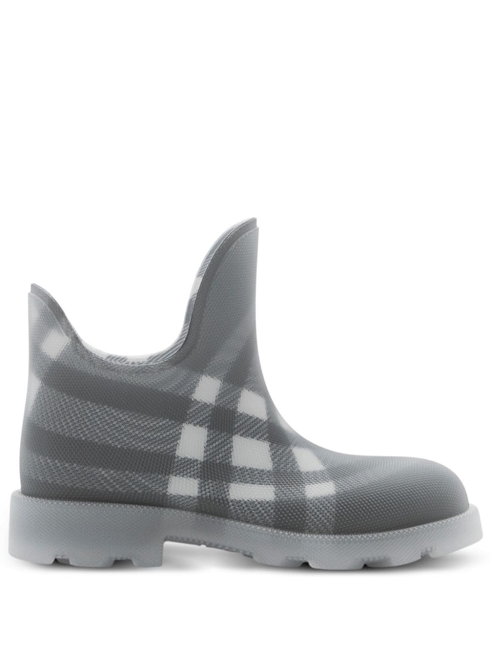 Burberry Marsh Vintage-check mesh boots - Grey von Burberry