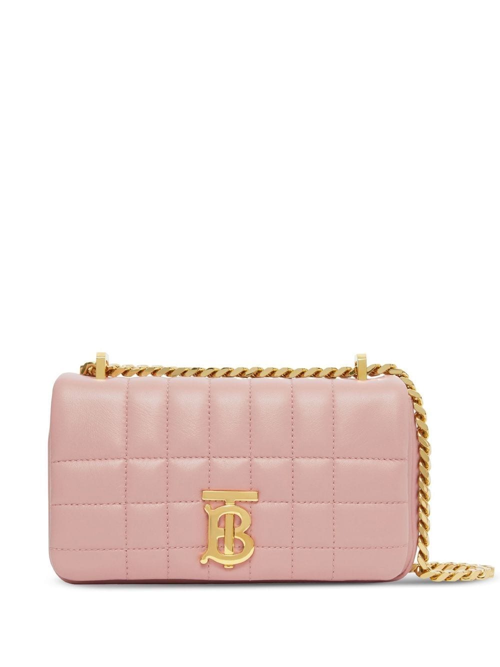 Burberry Mini Lola quilted leather bag - Pink von Burberry