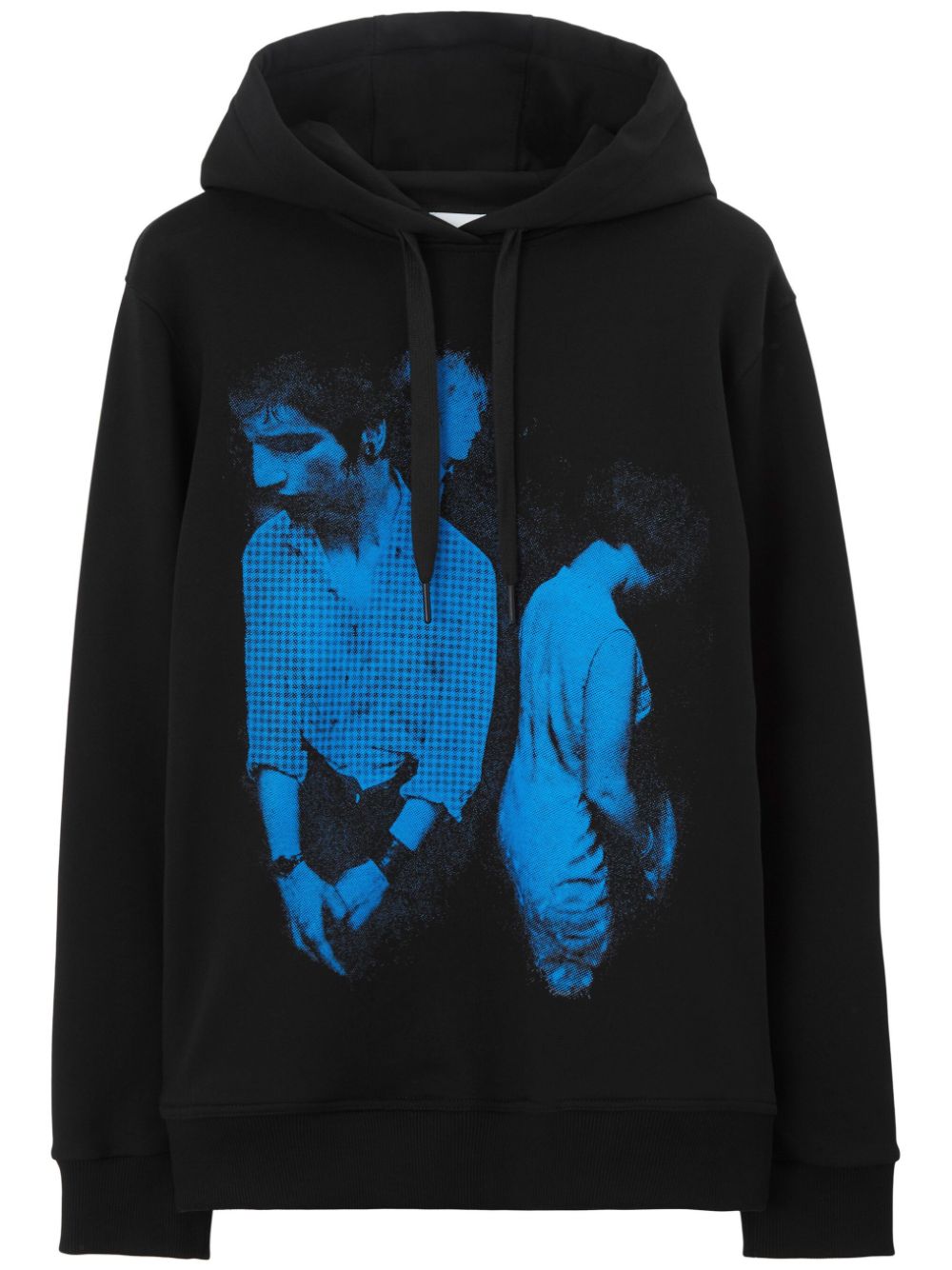 Burberry Mod-print cotton hoodie - Black von Burberry